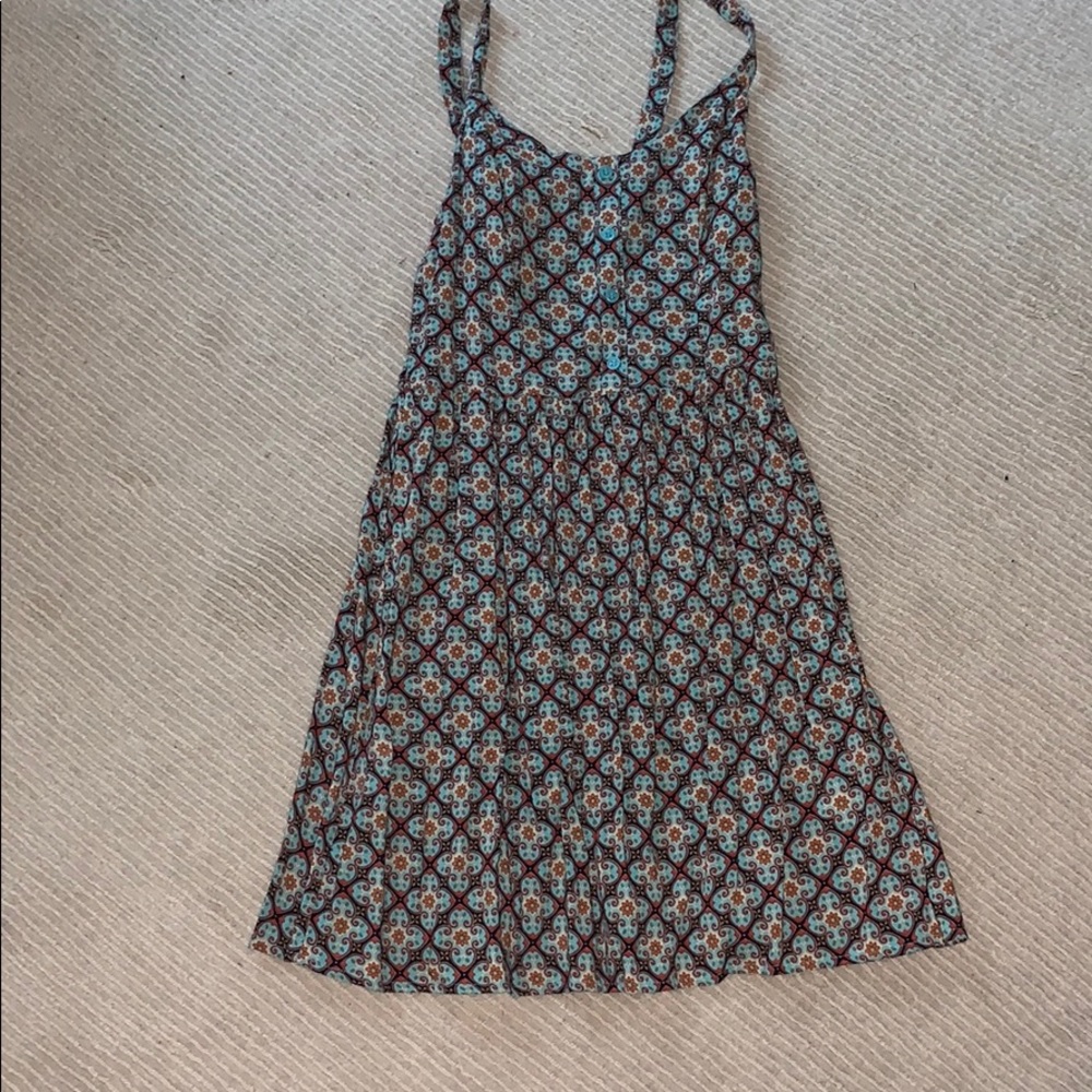 Printed dress with pockets
